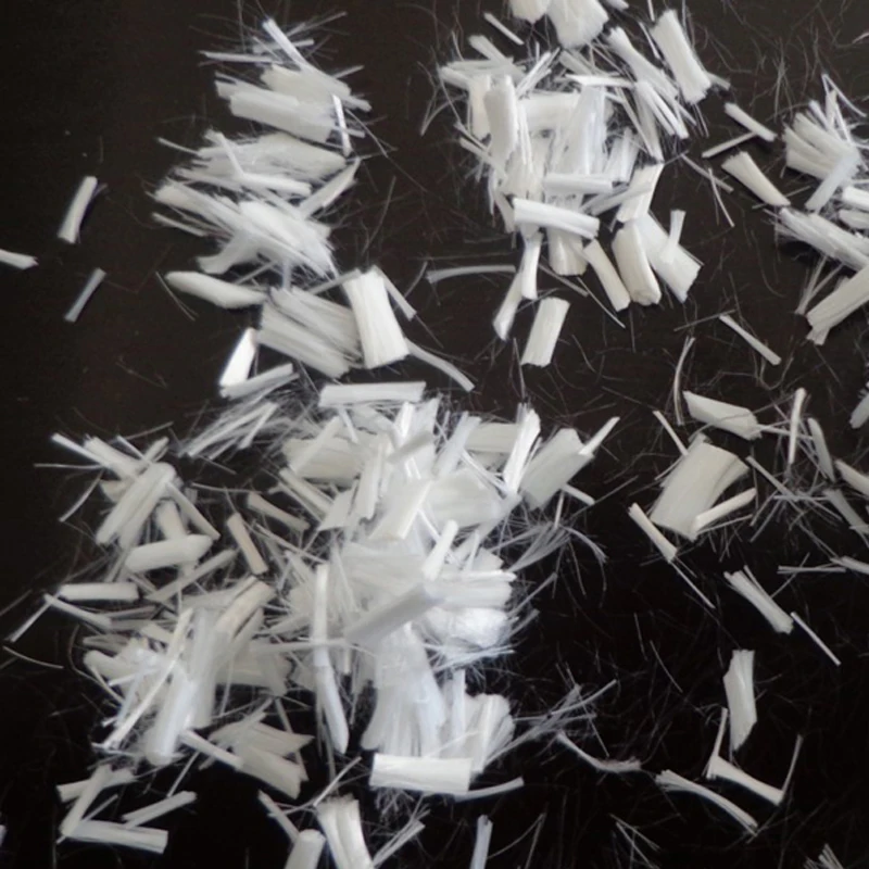 Concrete Fiber 12mm Polyester Fiber To Prevent Micro Crack - Buy ...