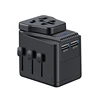 Manufactory direct us travel plug adapter type b universal world uk eu au to for mobile phone home office
