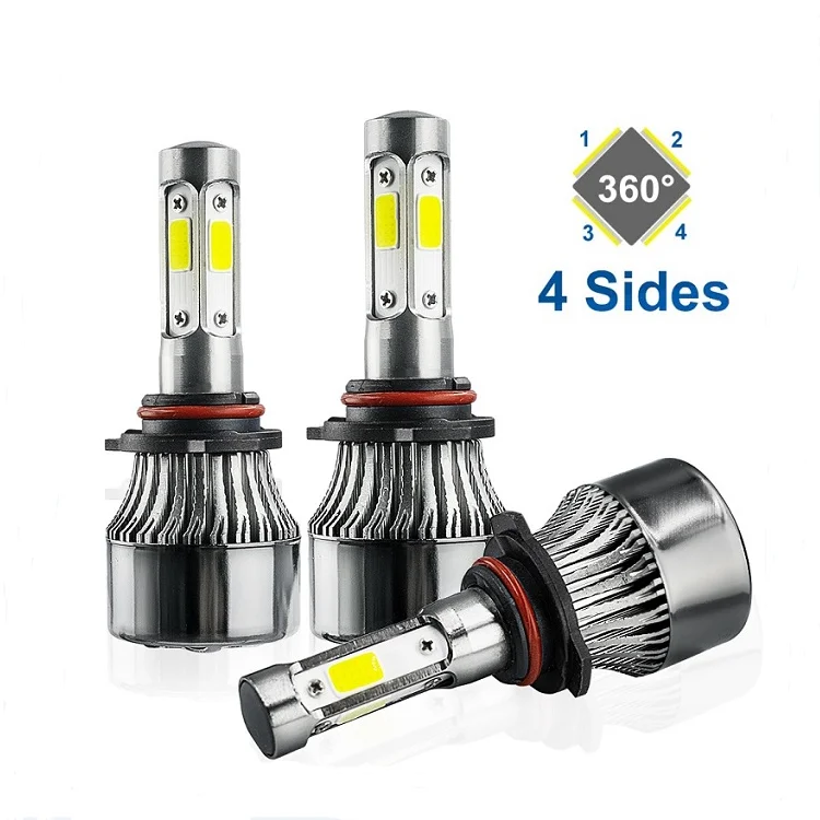 car led headlight 6500k car light h4 LED lamp h7 h11 h8 9004 9005 9006 9007 h10 h13 h16 9012 9003 led bulbs car styling