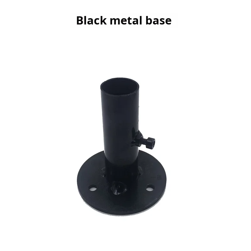 product black metal large base third generation aluminum alloy grade 1000 series lean pipeline rod special accessories-14
