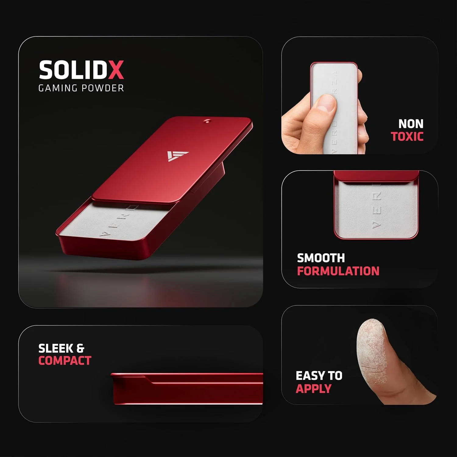 Solid Powder for Mobile Games, Sweat-proof and Slip-resistant, Reduces ...