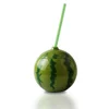 United plastic 720ml transparent color drinking ball cup with straw