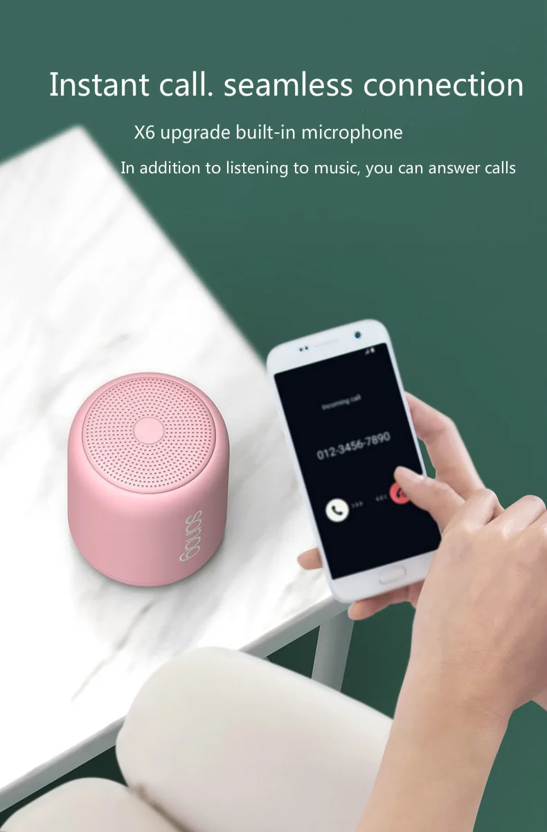 Small Steel Cannon Bluetooth Speaker Outdoor Waterproof Mini Subwoofer Sports Small Speaker - ANKUX.COM