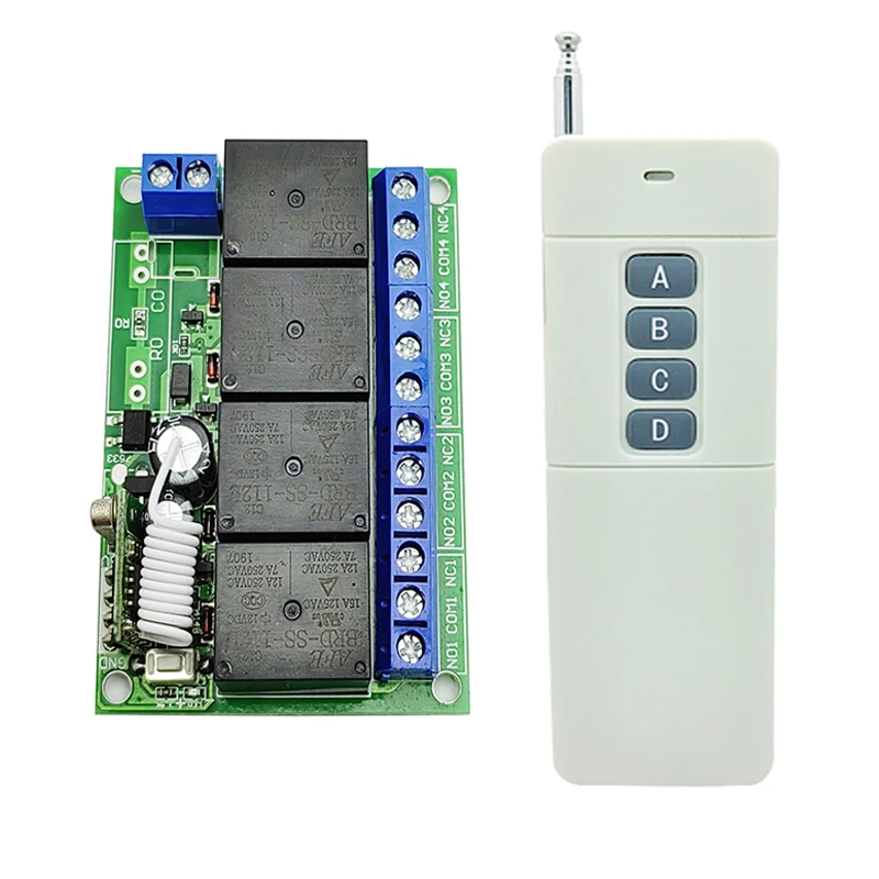 Long Range Rf Remote Controller 433mhz Water Pump Relay Remote Control ...