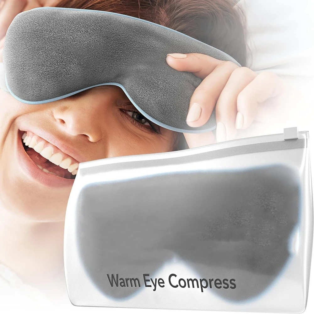Microwave Weighted Eye Mask,Activated Warm Eye Compress For Dry Eyes