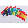 Small National Flag Hand Fan Holding Waving Mini Flags For Sale