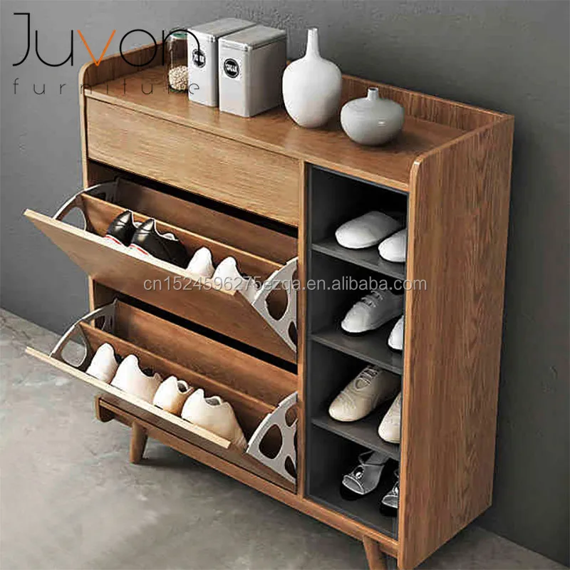 Modern Wooden Shoe Rack Storage Cabinet With Wood Legs Buy Living Room Cabinet Shoe Organizer Cabinet High Quality Shoe Rack Cabinet Product On Alibaba Com