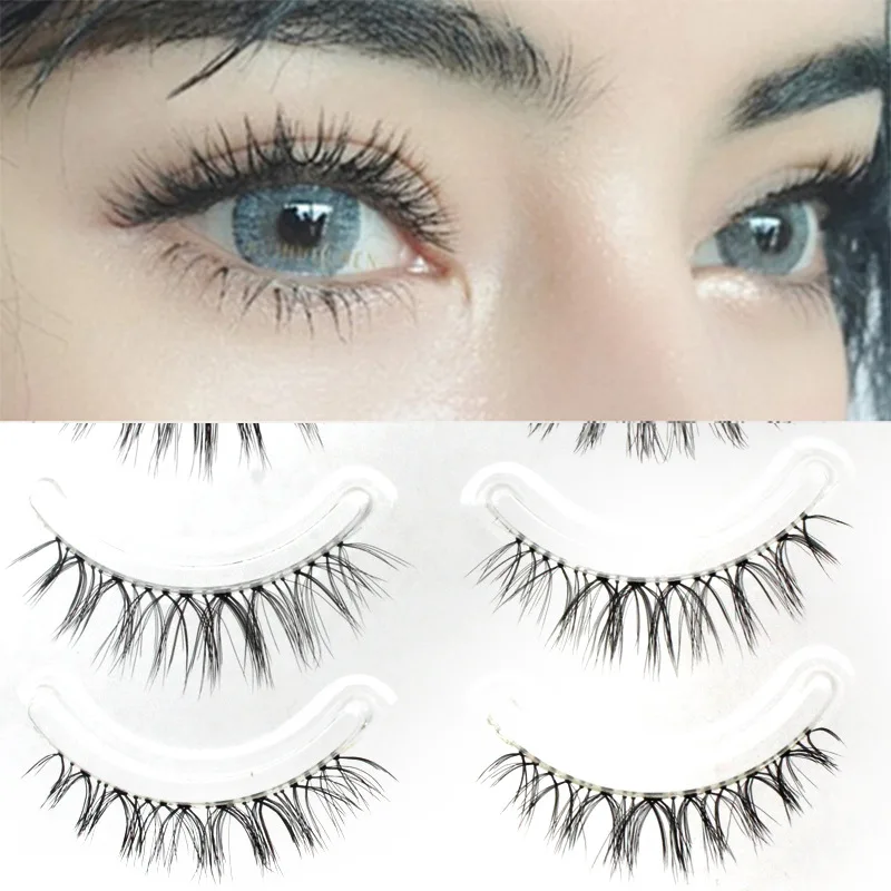 Wholesale false lashes natural looking 3d mink private label eyelashes
