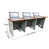training table flip top computer desk, space saving meeting table