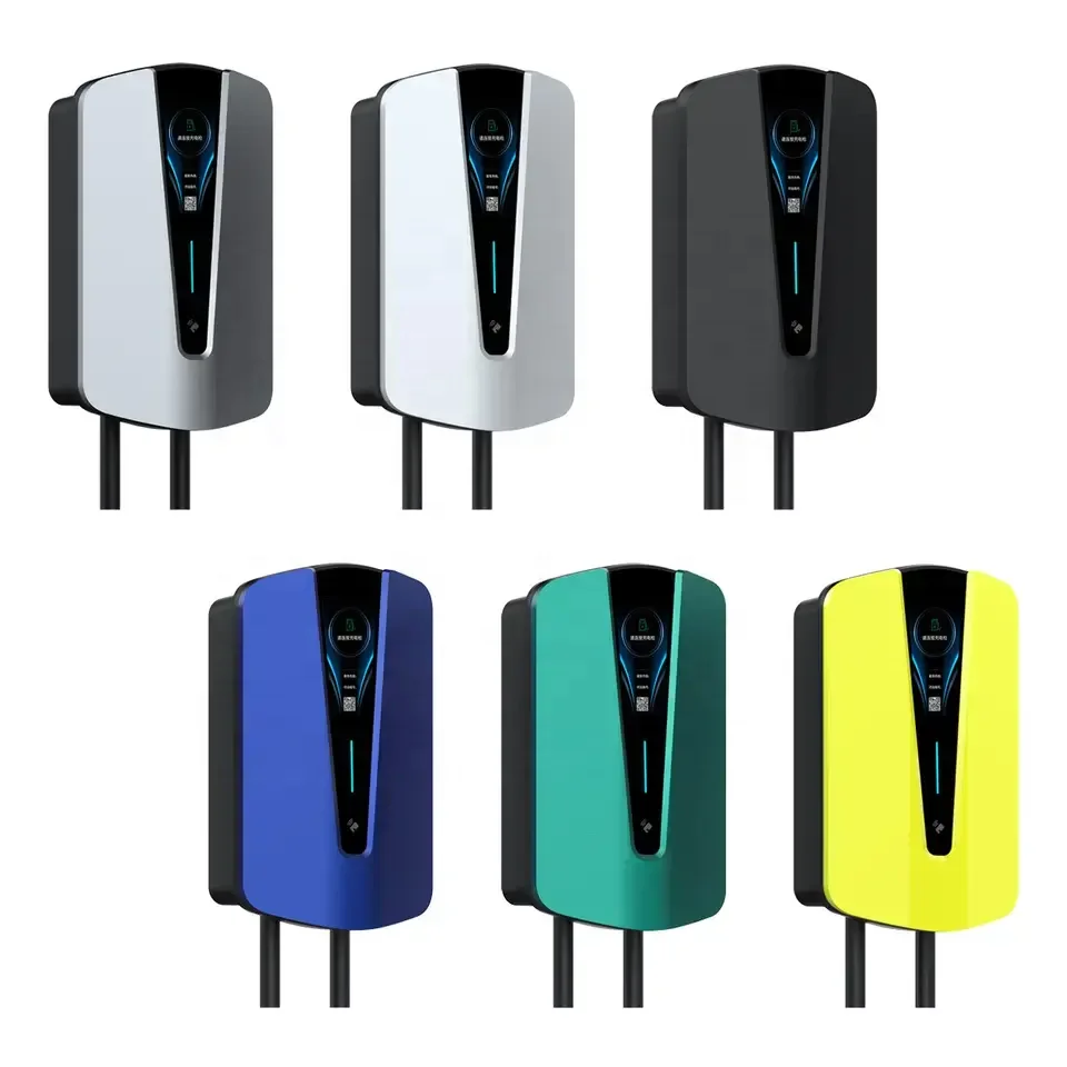 Wallbox 22kw 32a Level 2 Wall Mount Fast Charging Station Ev Car ...