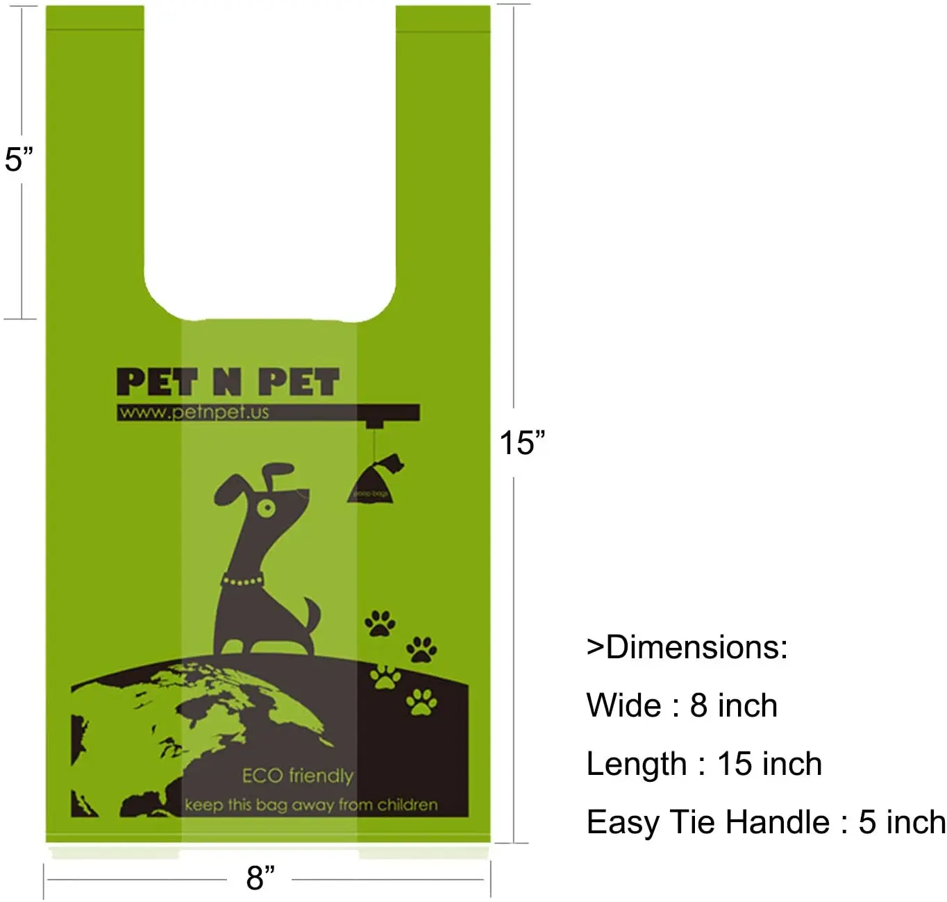 100 Eco Friendly Custom Biodegradable Waste Bags For Dog Compostable Vest Bag Dog Poop Bag With