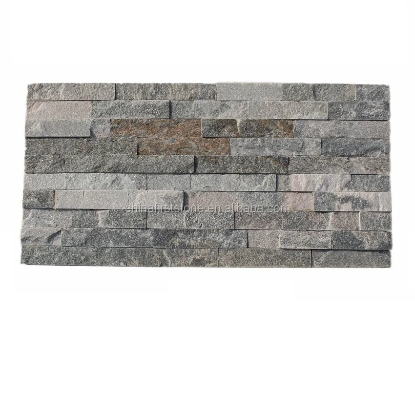 Exterior Wall Panels Decorative Rusty Slate China Stacked Culture Stone Wall Tiles