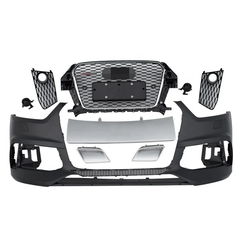 Rsq3 Front Bumper With Grill Style For Audi Q3 Auto Modified High