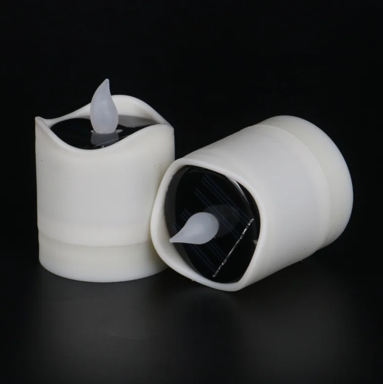 
Amazon hot sale solar energy candle Waterproof Solar Powered LED light with Flickering Effect 