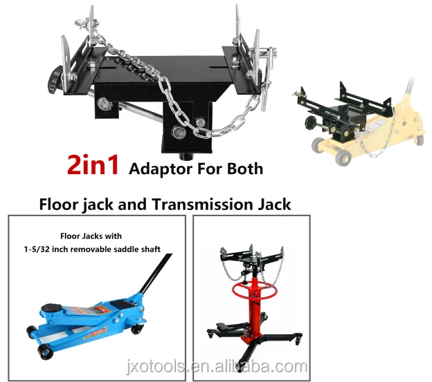 2in1 Adjustable Transmission Jack Adaptor For Floor Jack And Hydraulic