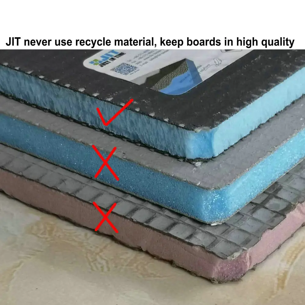 China Manufacturer Waterproof Fiberglass Reinforced Foam Tile Backer