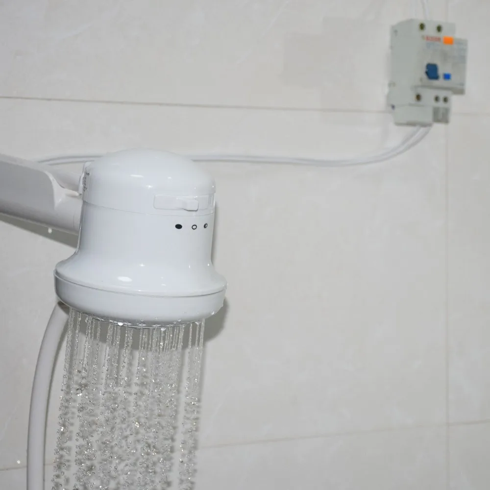 Bathroom Electric Hot Water Heater And Shower Head Bath Tankless
