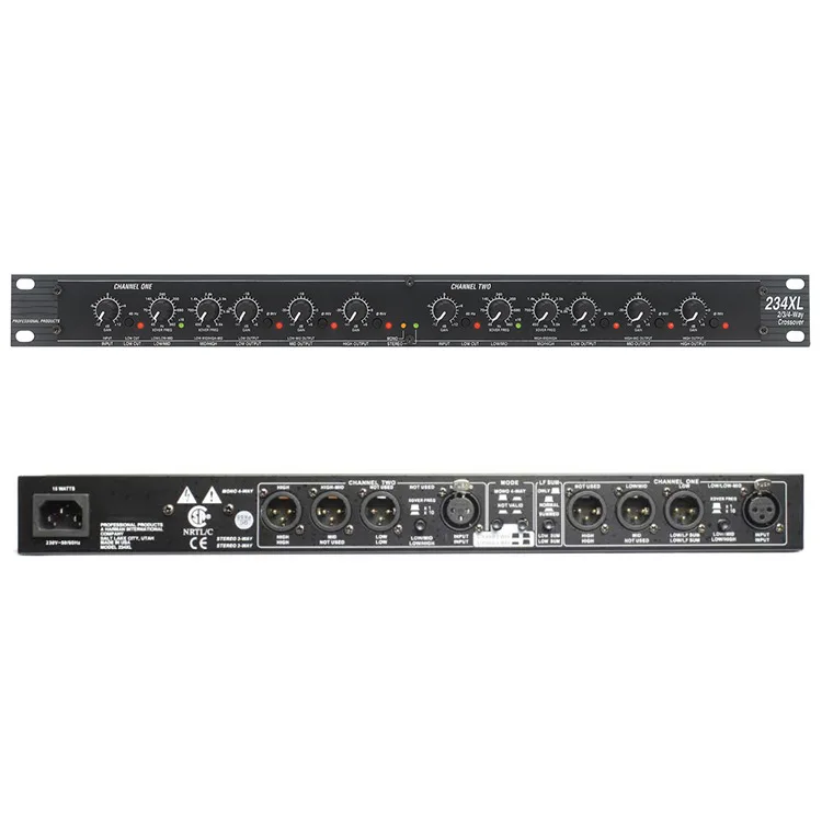 DB234XL 2/3 Way Digital Audio Crossover for Professional Sound