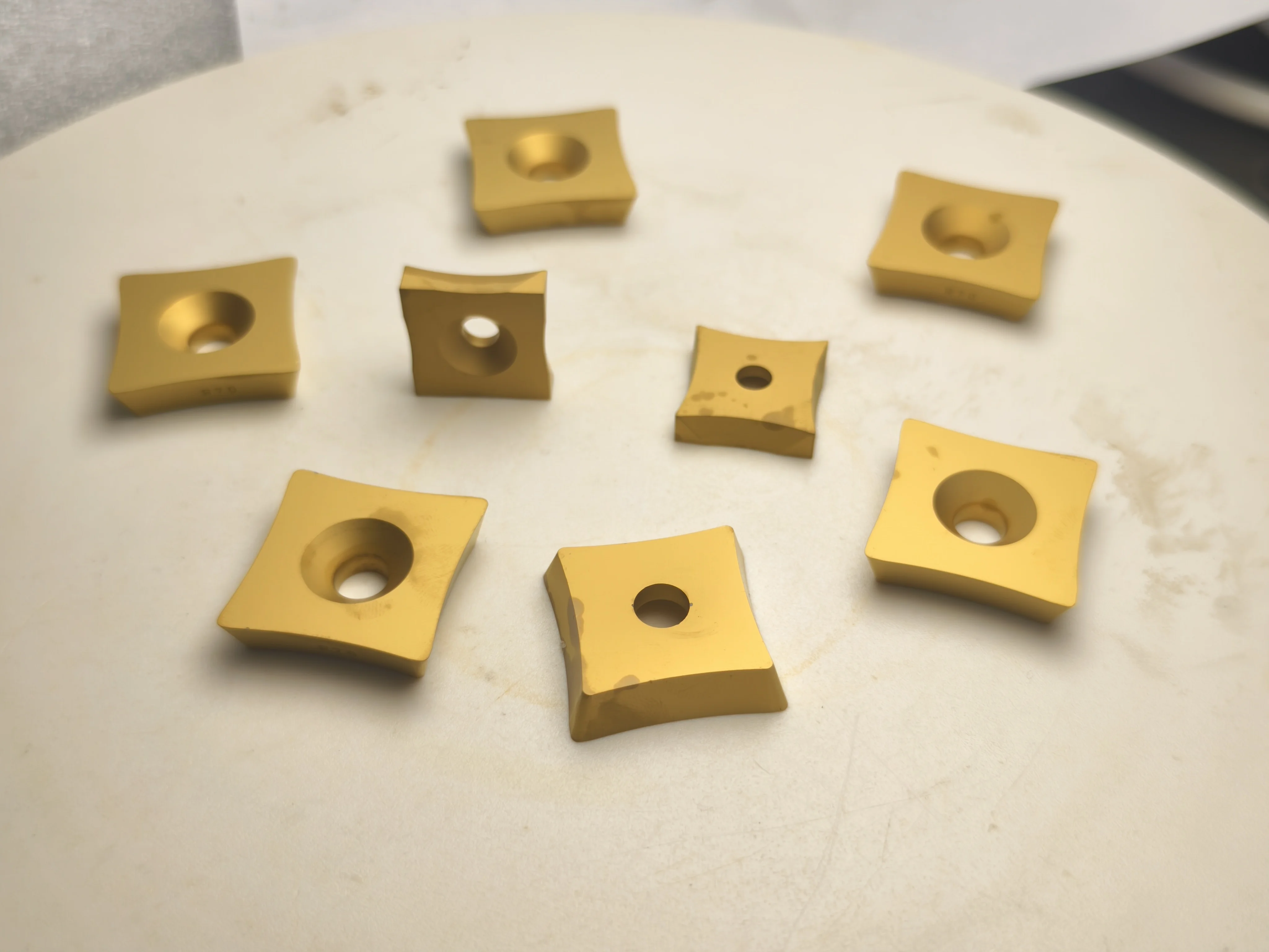 SOUB2506-R80 SOUB2506-R100 Carbide Scarfing Insert Tube Pipe Production Inserts CVD Coated OEM Custom 10pcs MOQ