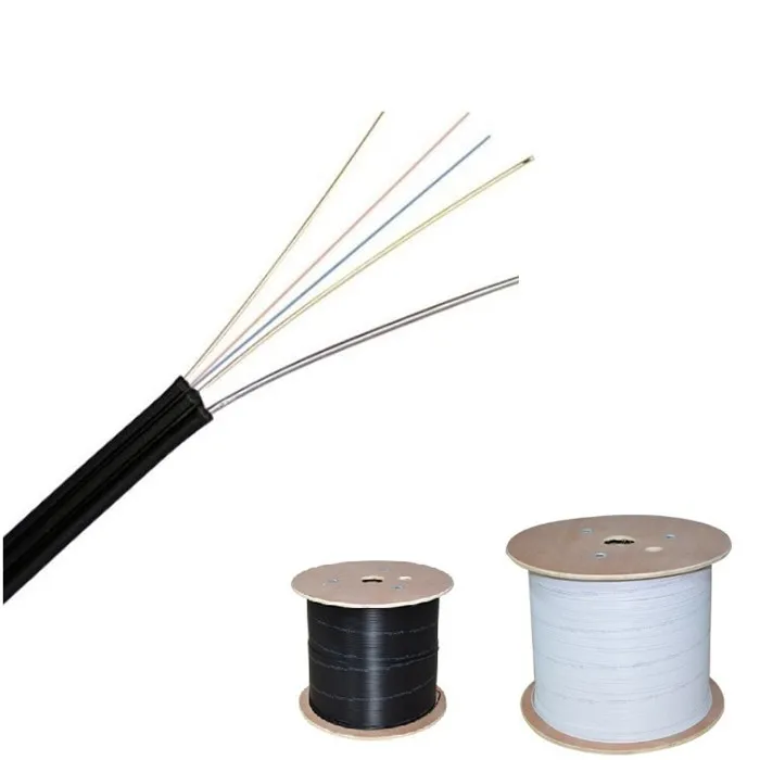 Single Mode Fiber Optic Cable 2 4 8 12 24 Core Armored Outdoor Aerial