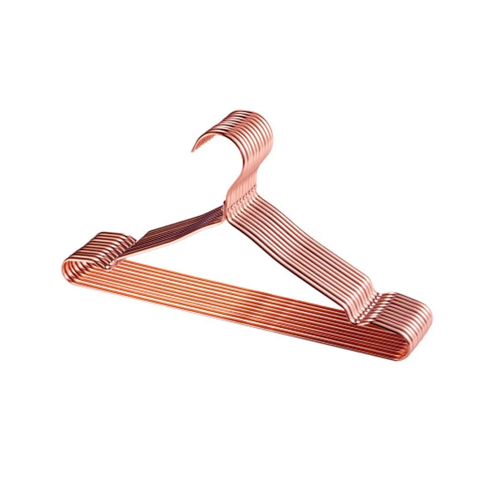 
Luxury Rose Gold Metal Coat Hanger for Velvet Skirt 