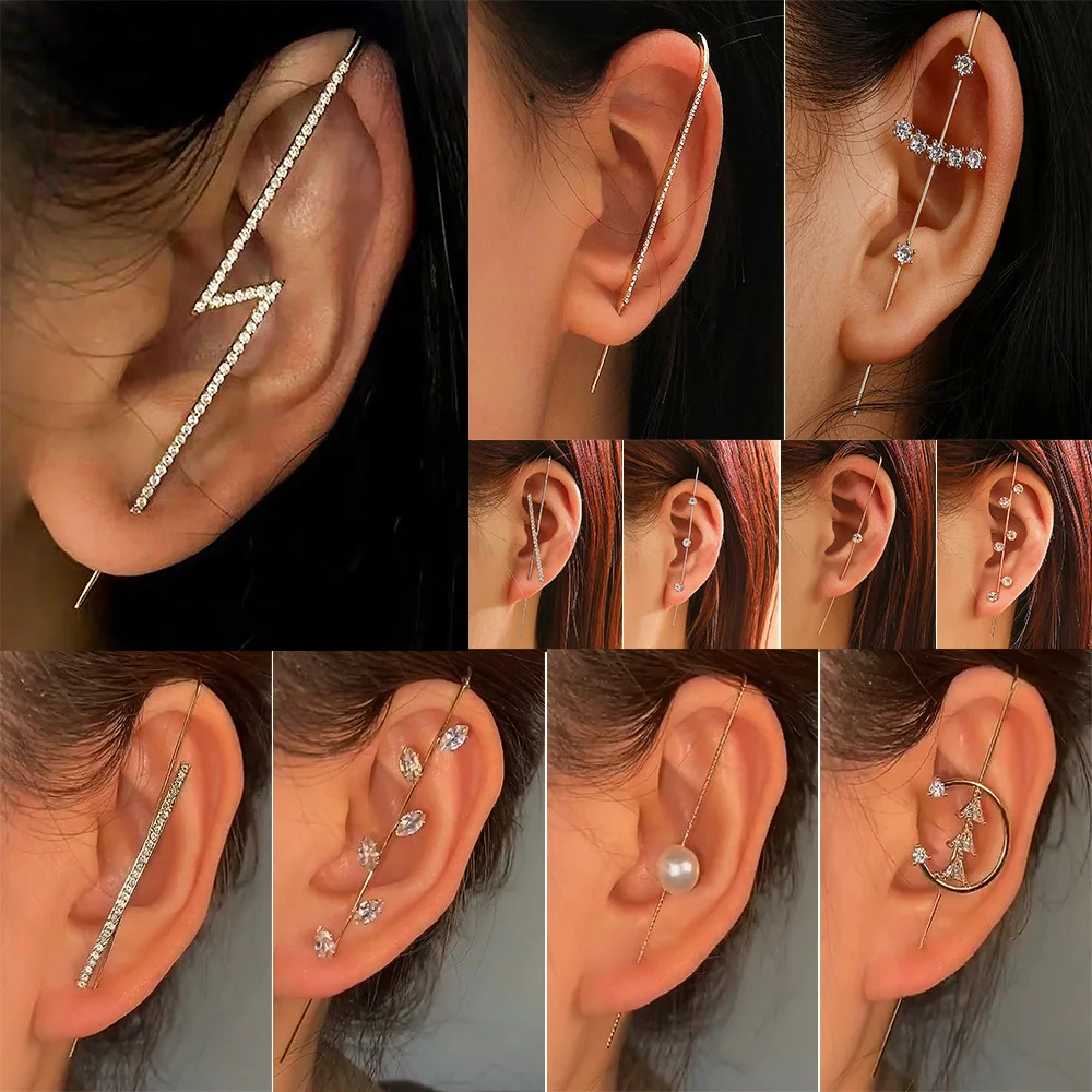 Wholesale Fashion Butterfly Clip Earrings Ear Hook Single Ear Buckle Ear  Clips Double Pierced Earring For Women Girls Jewelry From malibabacom