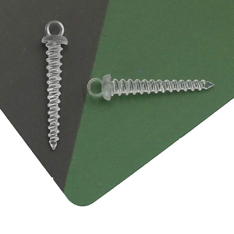 500X 12MM METAL FISHING BAIT SCREW 3.1MM RING CARP CHOD POPUP