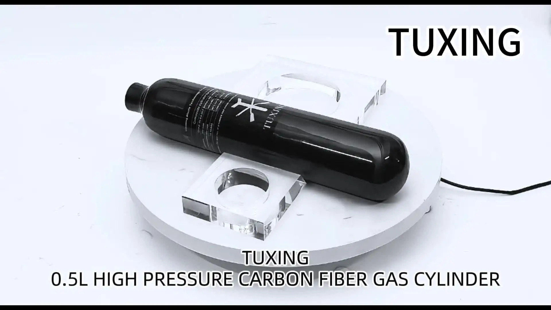 Réservoir Air TUXING 0.36L 4500Psi - Fibre Carbone Pour PCP