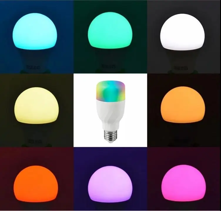 WiFi Smart Bulbs 7W 9W Dimmable Multicolor LED Bulb Work with Alexa Google Home and IFTTT 10W Smart Light Bulb