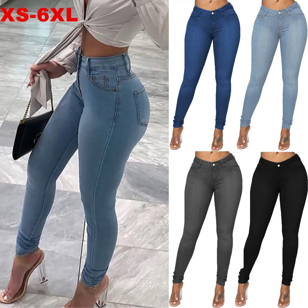 Afvist kandidatgrad Claire 2022 Women's European And American Style Women's Tight Jeans Pencil Pants  Extra Large Hot Jeans - Buy Women's Jeans,Women Pencil Pants Plus Size  Women's Jeans,Women Medium Waist Jeans Product on Alibaba.com
