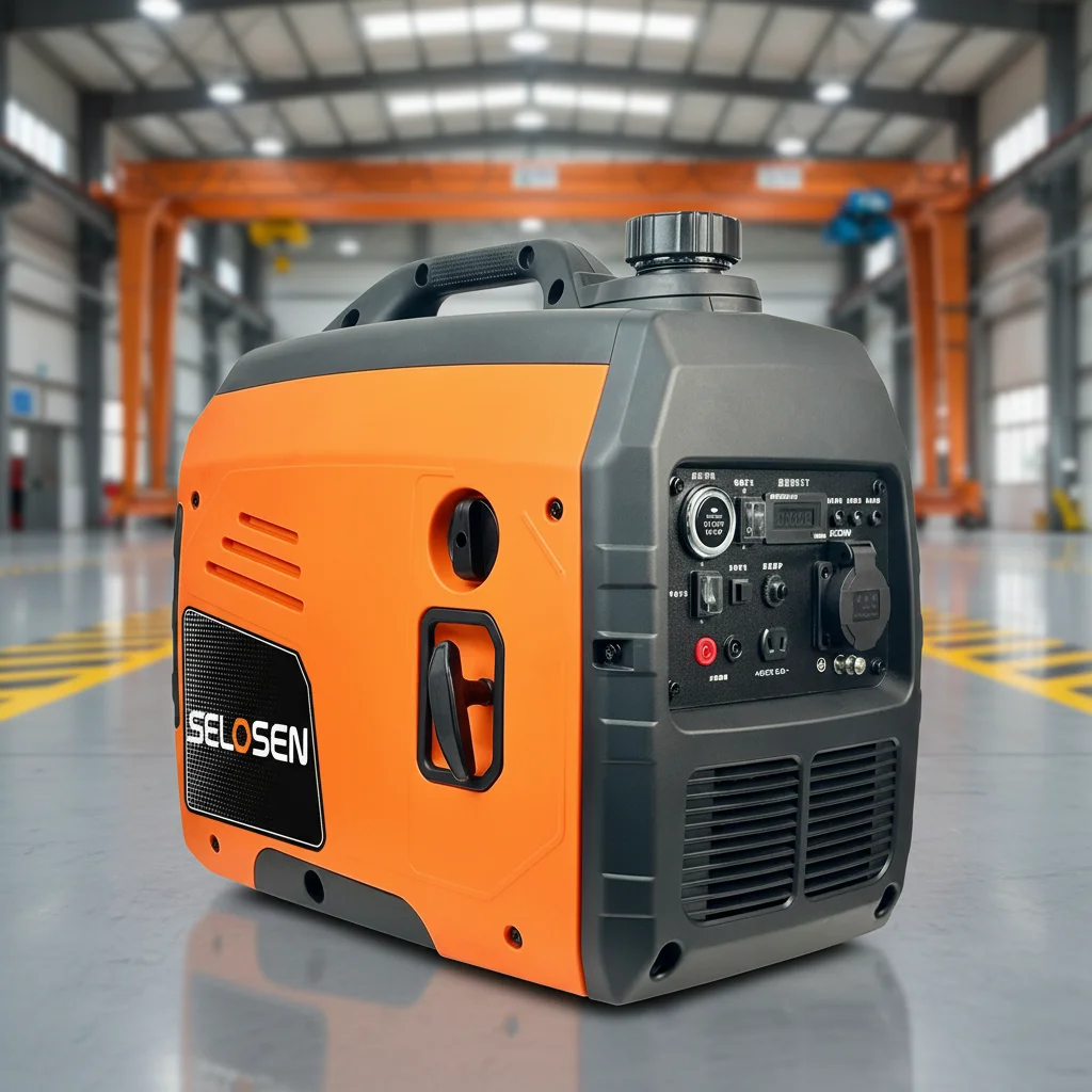 Generator placed outdoors on concrete pad, 3 feet from window, with CO detector visible indoors
