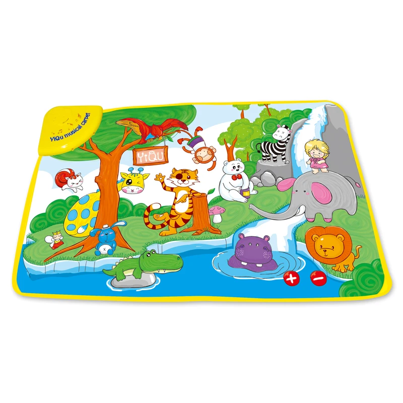 Alfombra De Juegos Con Música De Dibujos Animados Para Bebés,Animales