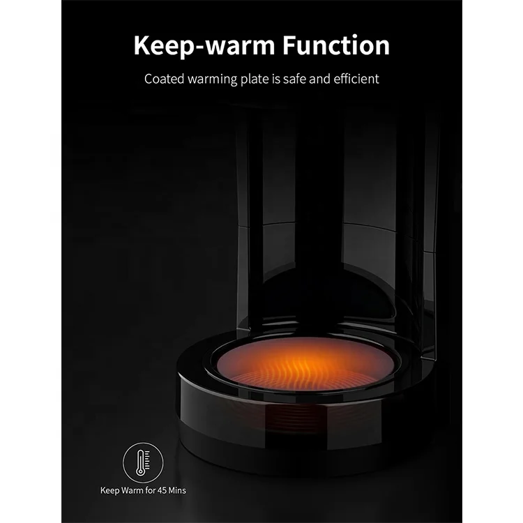 Wholesale Warming Plate Keeps Coffee Hot 1.2l With Permanent Filter