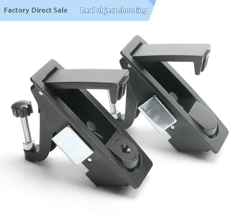 High-Pressure Industrial Lock Ms606-2 Black Push-Button Flat Lock for Boiler and Air Compressor with Cutting Service factory