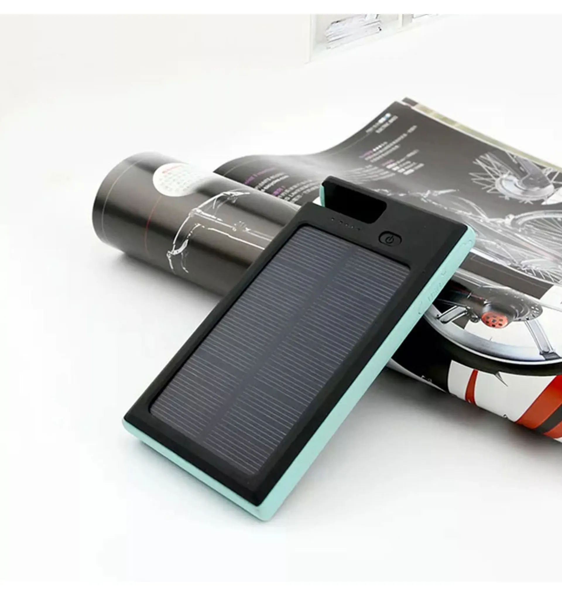 2020 Custom Logo Dual USB Mobile Phone Battery Charger Waterproof Solar Power Bank - ANKUX.COM