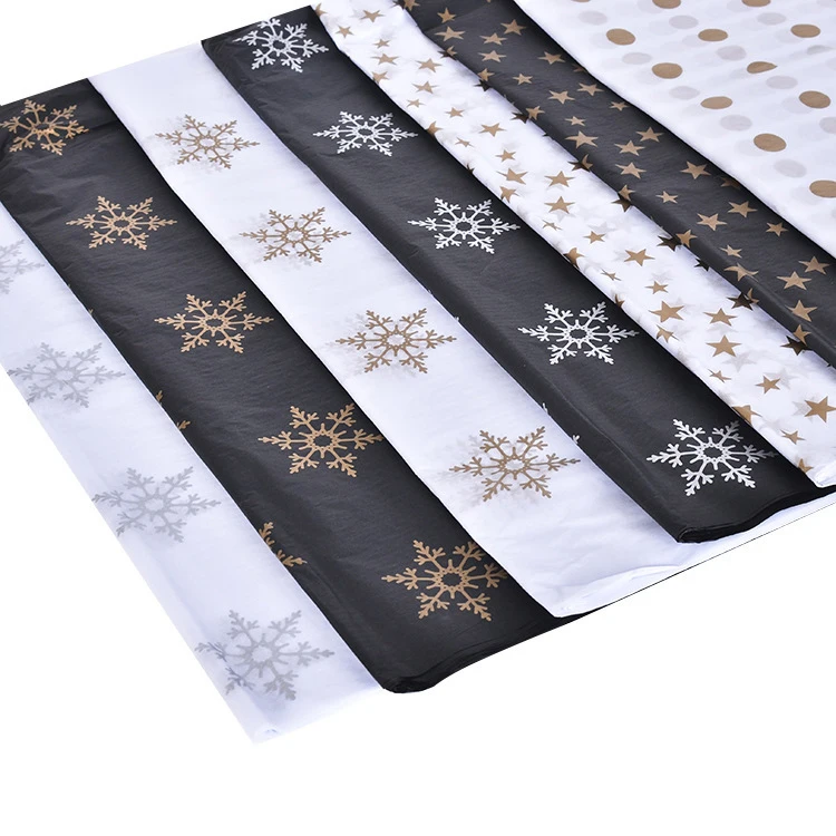 Custom Brand Name Printed 17/22gsm Wrapping Tissue Paper For Clothes