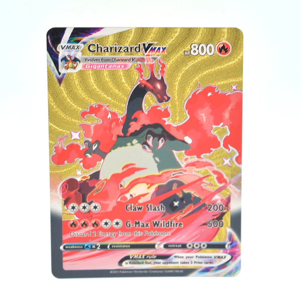 Gold Pokemon Cards New Edition Pokemon Vstar Vmax Gx Ex Dx Rare Cards ...