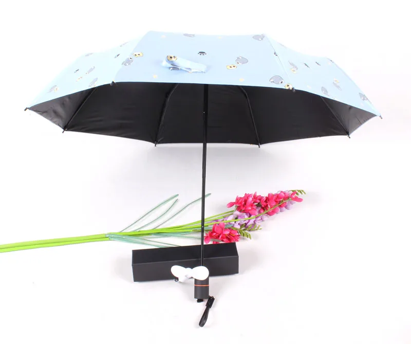 зонт с вентилятором