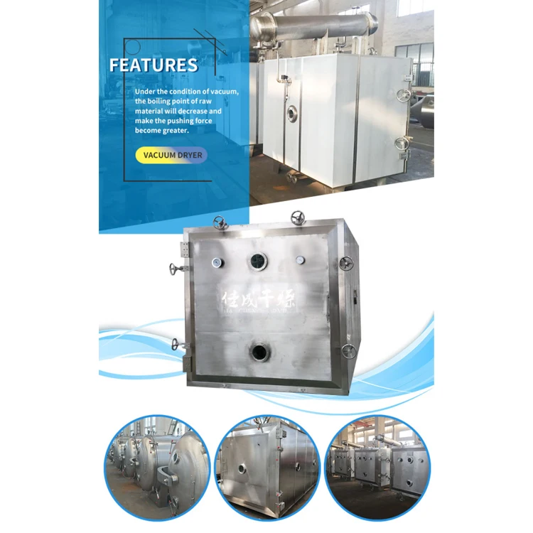 Industrial Freezing Food Vacuum Dryer Used for Apple Banana Drying