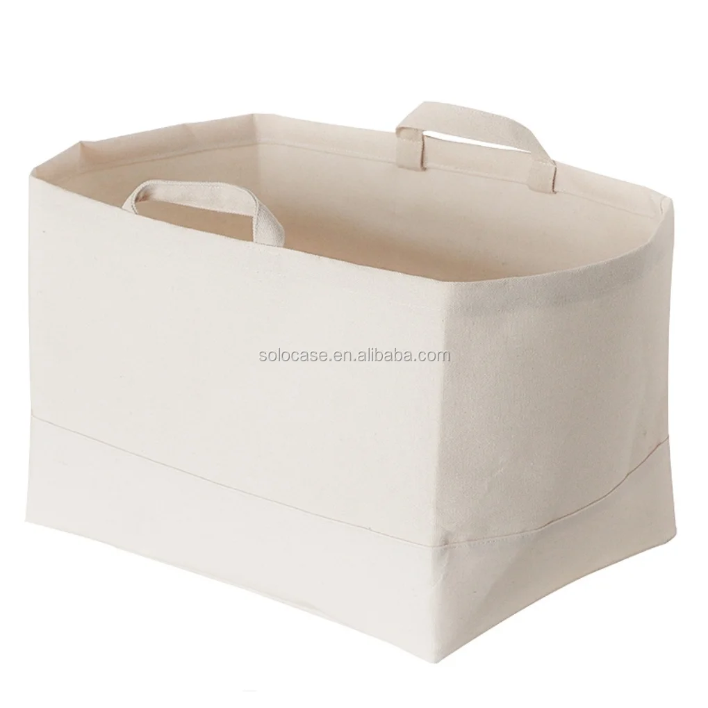 Water Repellent Natural Canvas Shopping Bag
