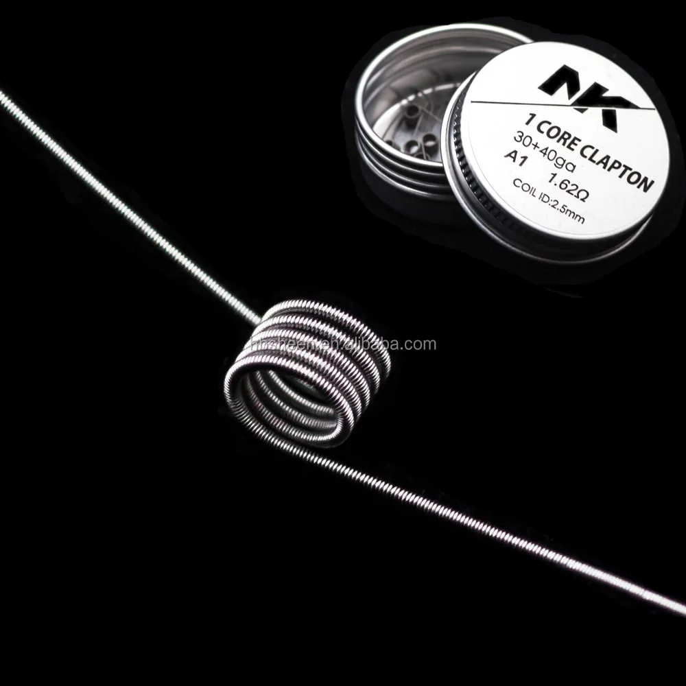Nk Ni80 Twisted Fused Clapton 26*2/35ga Prebuilt Coil Resistance Wire
