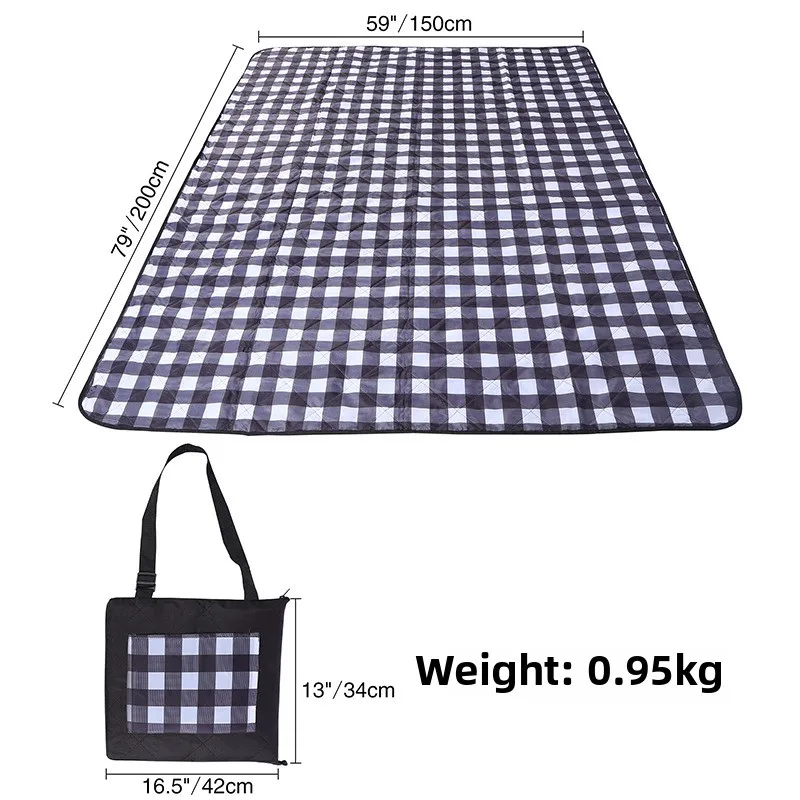 Hot Selling 600D Oxford Cloth Outdoor Sand Proof and Waterproof Foldable Lawn Cushion Stylish Picnic Mat/Rug /blanket