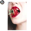 3d printing led box charming lips strawberry solid posters