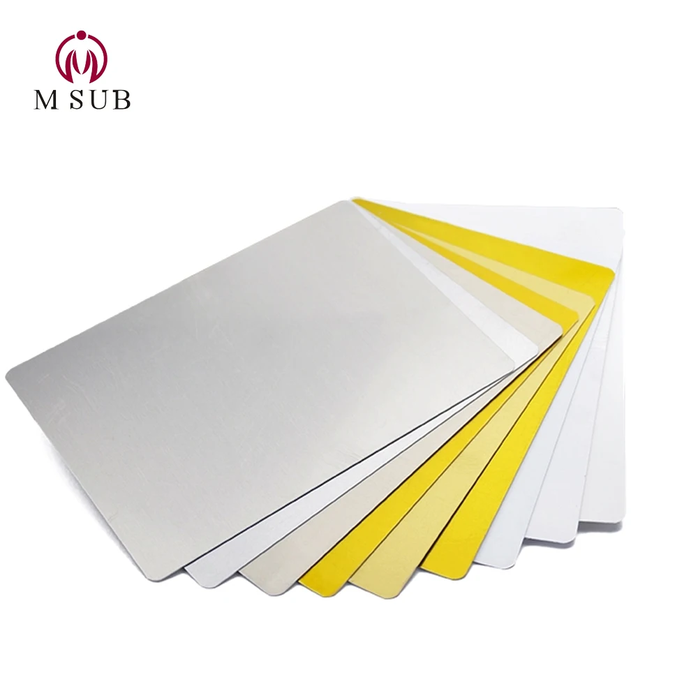 镜面铜版纸热转印铝板 - buy 高品质升华铝金属板,珍珠金升华铝板