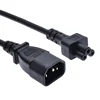 IEC 60320 C13 to C5 Adapter Cable, IEC C14 to C5 Jumper line cable for Desktop adapter,PDU UPS Power Cord,60cm