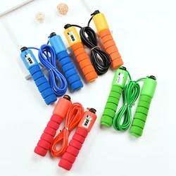 Sports Fitness Adjustable Fast Speed Counting Weighted Heavy Jump Ropes with Counter