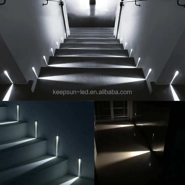 3w Dc1224v Led Ladder Lamp Led Stairs Light Ip65 Led Step Corner Light Modern Wall Light Lamp