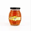 big round glass food storage container glass jars with tinplate for food