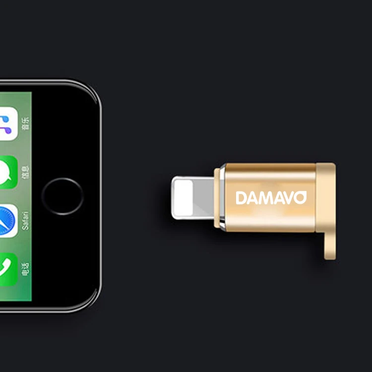 Smart phone Colorful Portable micro usb to ios lanyard mini usb cable adapter - ANKUX.COM