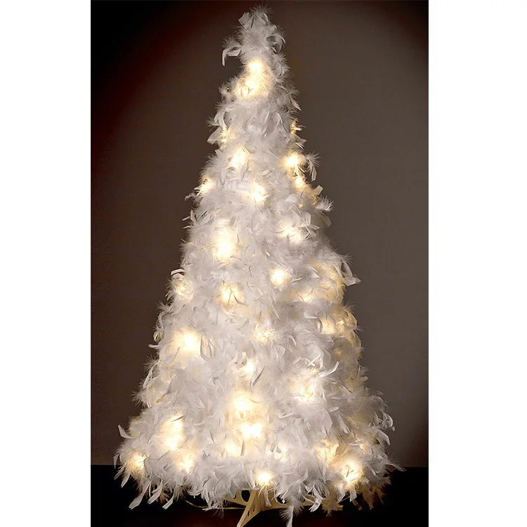 low-voltage 120cm feather tree fancy led light  for home decoration